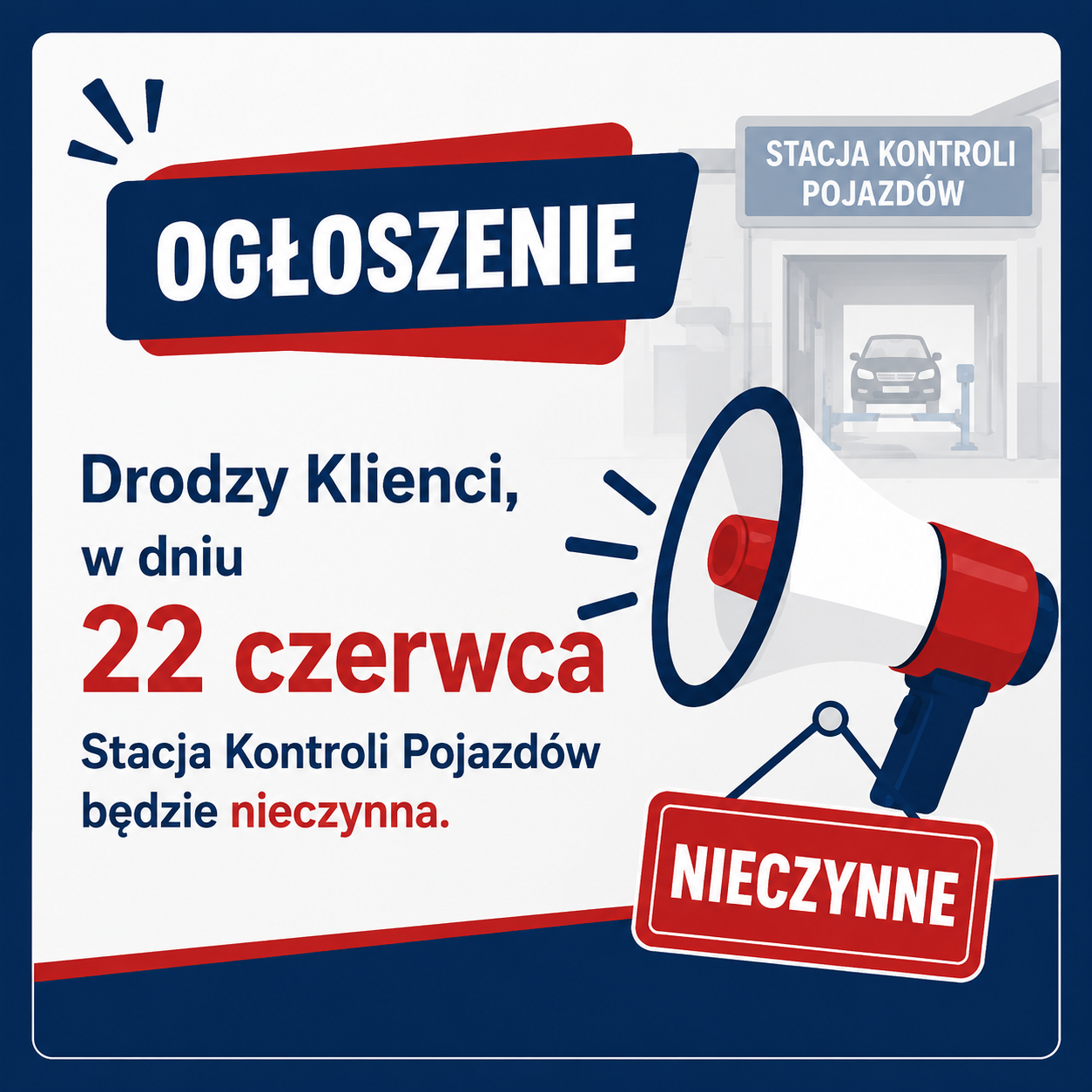 SKP w dniu 22.06. Nieczynne!